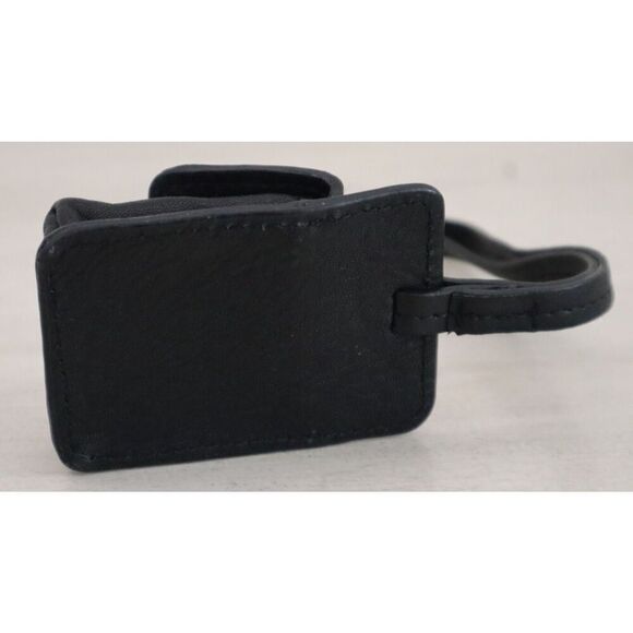 Free People Street Sounds Black Leather Case For Airpods  + Earbuds - Picture 7 of 8